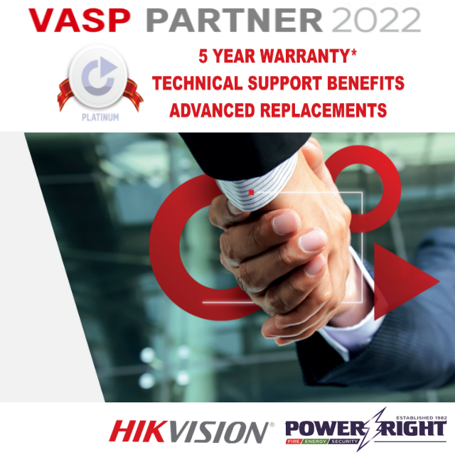 Power Right are Hikvision Platinum Partners
